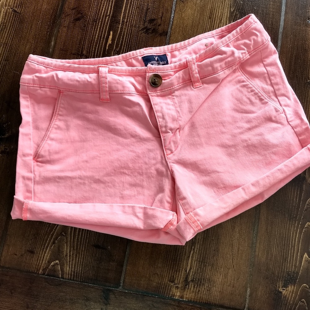American eagle midi shorts